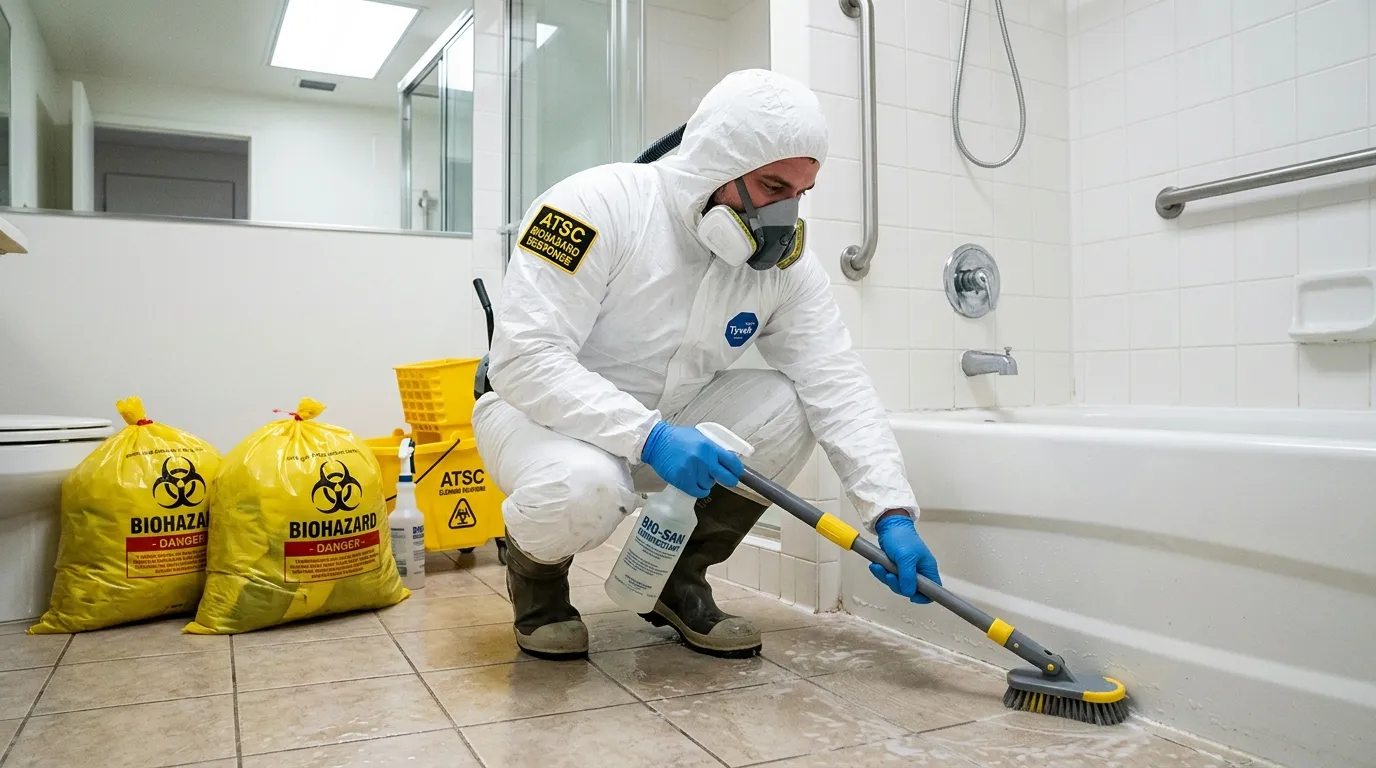 Decontamination equipment deployed for Blood Cleanup in Robinson